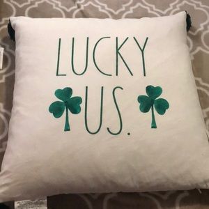 Rae Dunn “Lucky Us” pillow